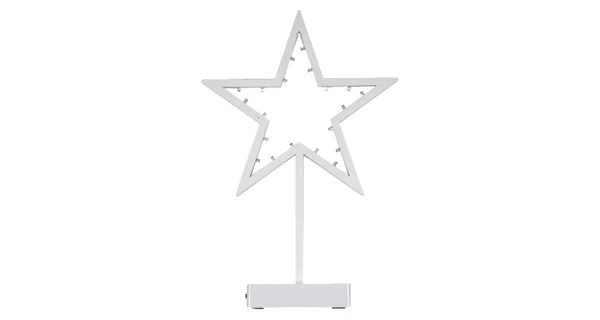 Vánoční hvězda stojící 20 LED - zlatá