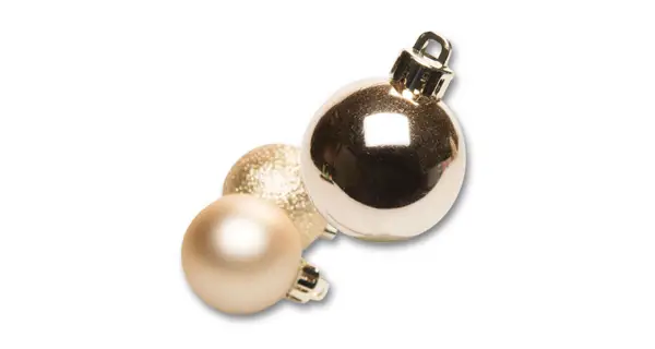 Vánoční koule 4 cm - zlatá