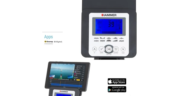 Veslařský trenažér HAMMER Rower Cobra XTR Plus II