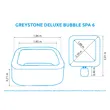 Vířivý bazén Greystone Deluxe Bubble Spa 6