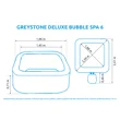 Vířivý bazén Greystone Deluxe Bubble Spa 6 (Zánovní)