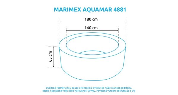 Vířivý bazén Marimex AQUAMAR 4881 (zánovní)