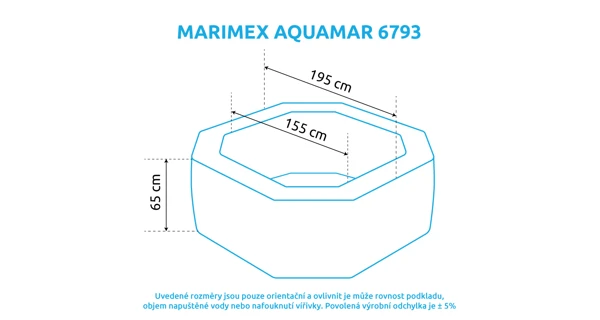 Vířivý bazén Marimex AQUAMAR 6793 (zánovní)