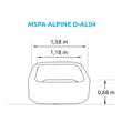 Vířivý bazén MSPA Alpine D-AL04