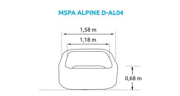 Vířivý bazén MSPA Alpine D-AL04