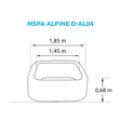 Vířivý bazén MSPA Alpine D-AL06