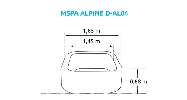 Vířivý bazén MSPA Alpine D-AL06