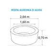 Vířivý bazén MSPA Aurora D-AU06