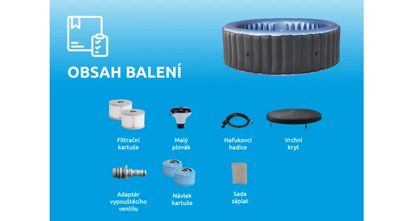 Vířivý bazén MSPA Bergen C-BE042 (Poškozený obal)