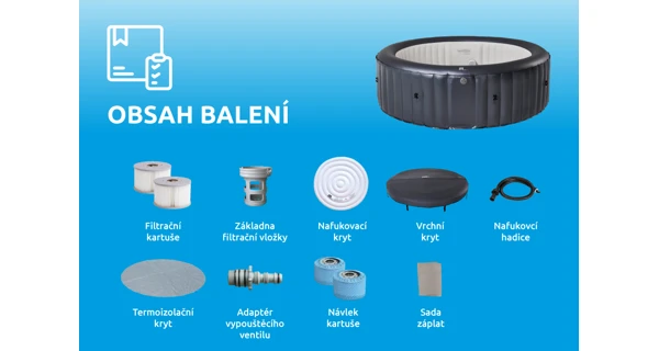 Vířivý bazén MSPA Carlton M-CA061 (poškozený obal)