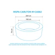 Vířivý bazén MSPA Carlton M-CA062