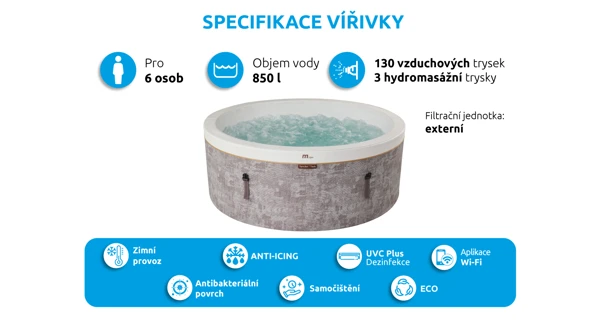 Vířivý bazén MSPA Cocoon ECO F-CO066WE