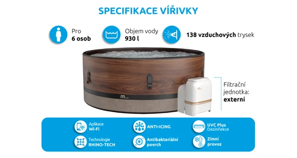 Vířivý bazén MSPA Duet F-DU062W