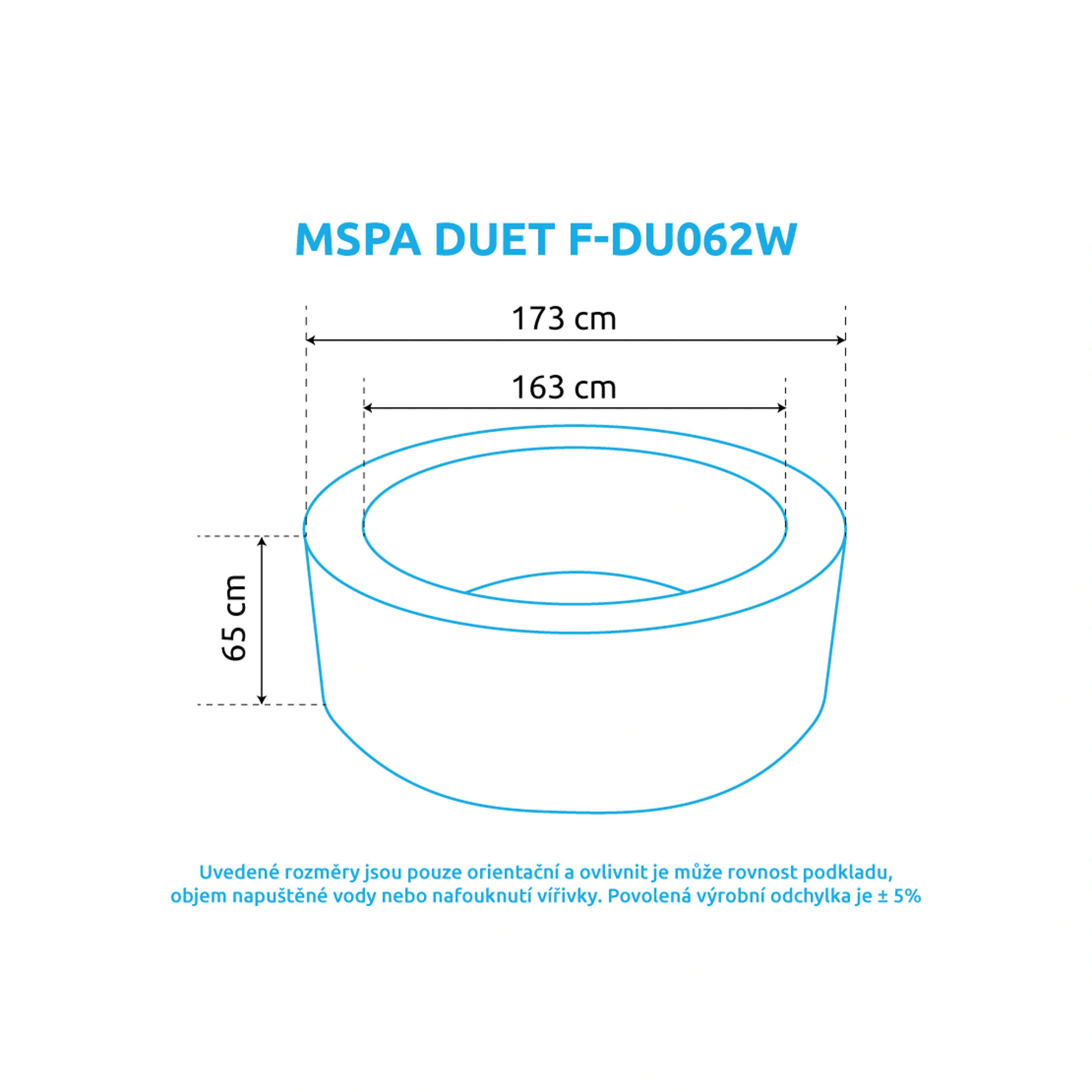 Mspa | Vířivý bazén MSPA Duet F-DU062W | 11400273 Obrázek