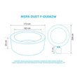 Vířivý bazén MSPA Duet F-DU062W