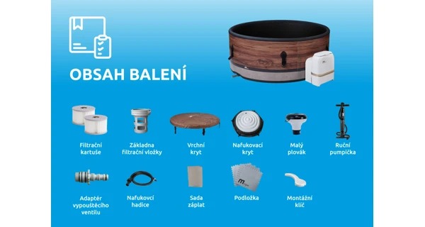 Vířivý bazén MSPA Duet F-DU062W (Poškozený obal)