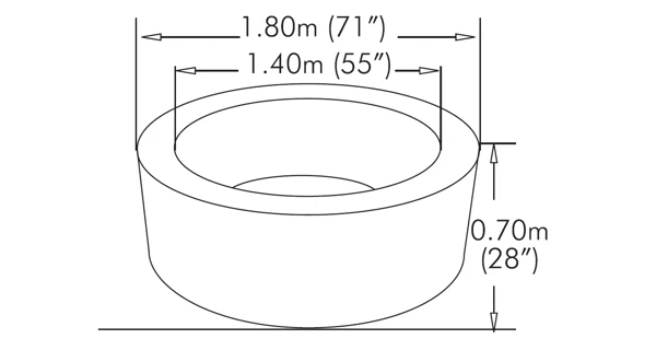 Vířivý bazén MSPA Glow M-022LS LITE
