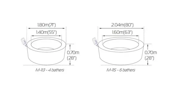Vířivý bazén MSPA Luxury Exotic M-113S