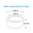 Vířivý bazén MSPA Luxury Exotic P-EX049