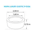 Vířivý bazén MSPA Luxury Exotic P-EX069