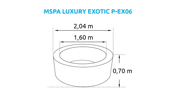 Vířivý bazén MSPA Luxury Exotic P-EX069