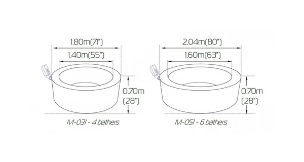 Vířivý bazén MSPA M-051