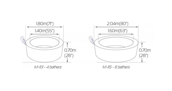 Vířivý bazén MSPA M-115