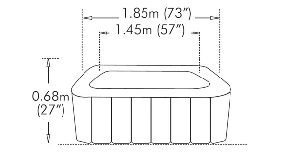 Vířivý bazén MSPA M019LS Lite