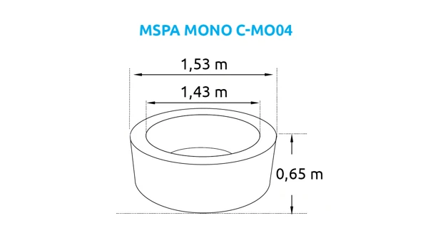 Vířivý bazén MSPA Mono C-MO04
