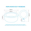 Vířivý bazén MSPA Mono ECO F-MO082WE