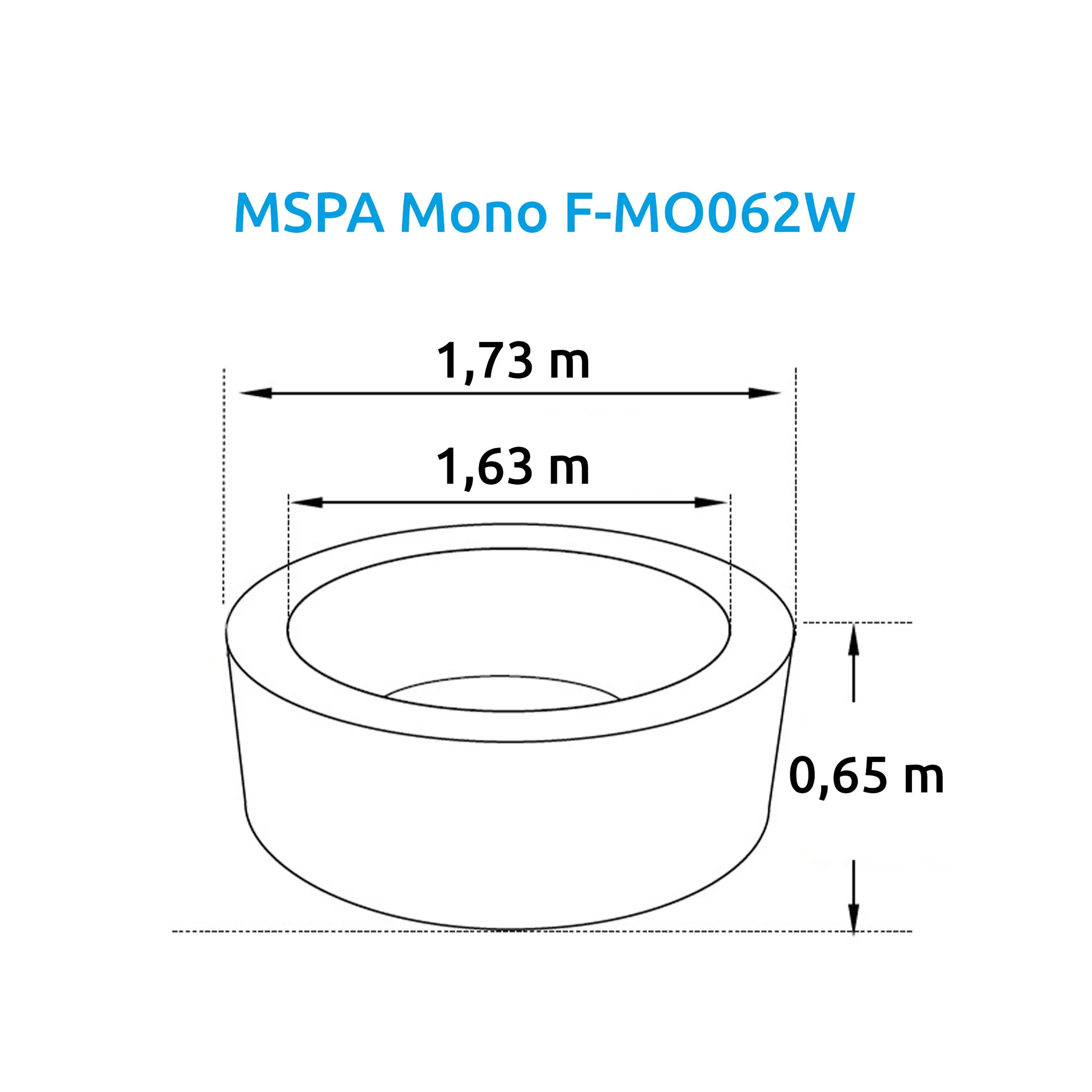 Marimex | Vířivý bazén MSPA Mono F-MO062W | 11400276 Obrázek
