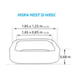 Vířivý bazén MSPA Nest D-NE02