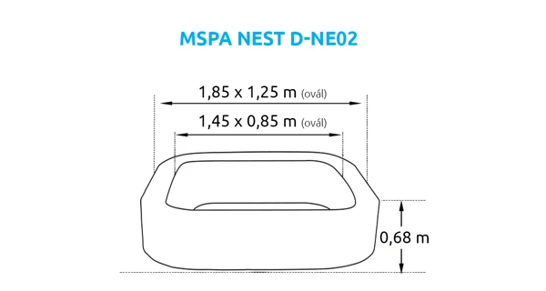 Vířivý bazén MSPA Nest D-NE02