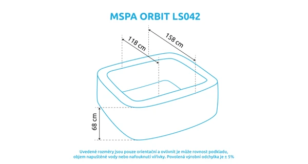 Vířivý bazén MSPA Orbit LS042