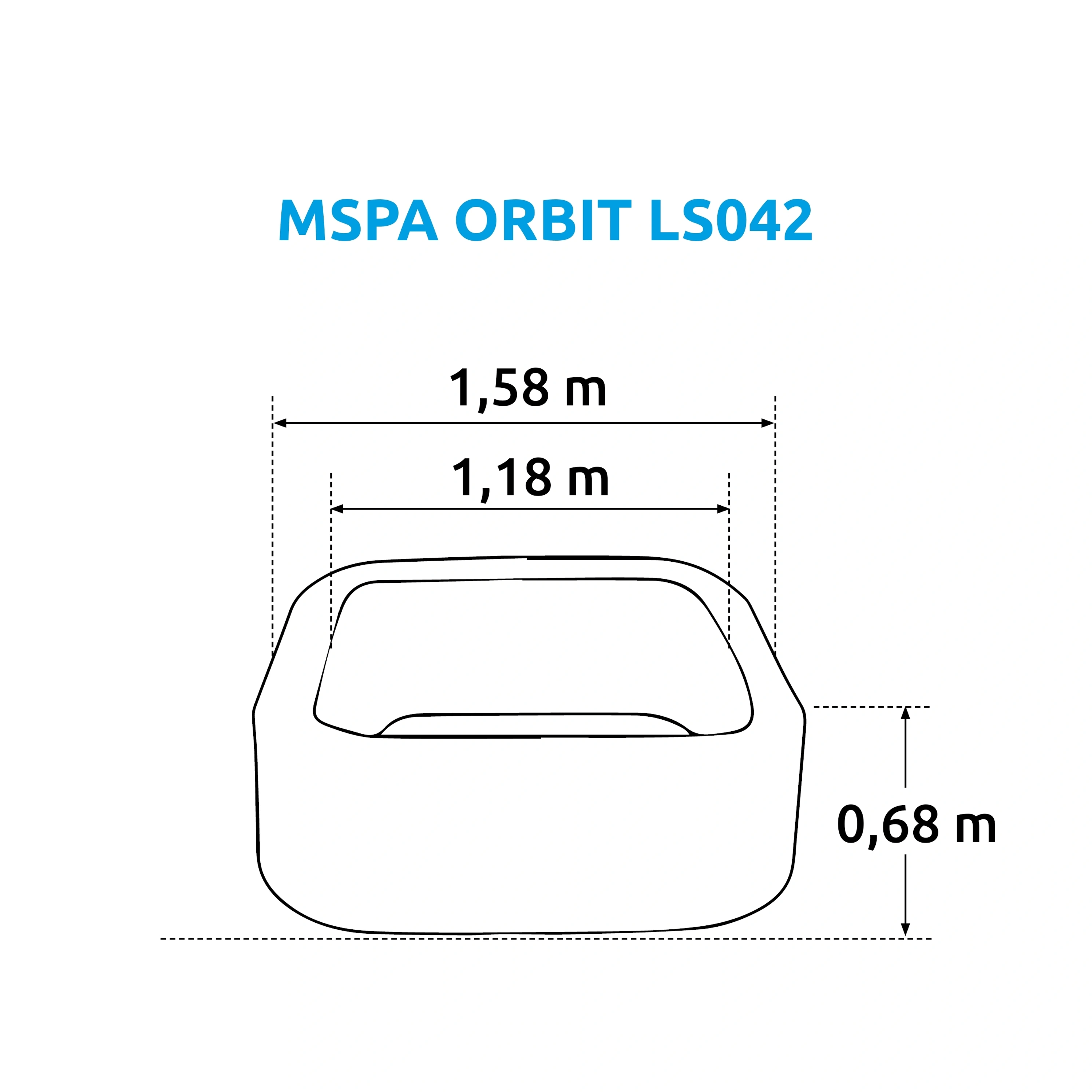 Mspa | Vířivý bazén MSPA Orbit LS042 | 11400270 Obrázek