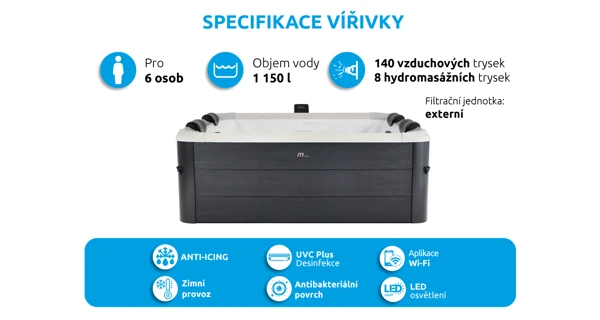 Vířivý bazén MSPA Oslo Aero Plus F-OS063WAP