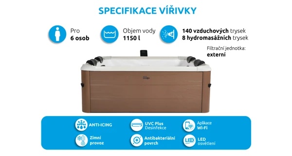 Vířivý bazén MSPA Oslo Amber Aero Plus F-AM063WAP