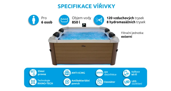 Vířivý bazén MSPA Oslo Amber F-AM063W