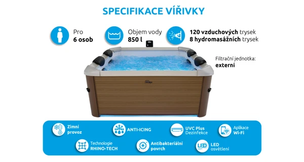 Vířivý bazén MSPA Oslo Amber F-AM063W