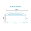 Vířivý bazén MSPA Oslo Amber F-AM063W