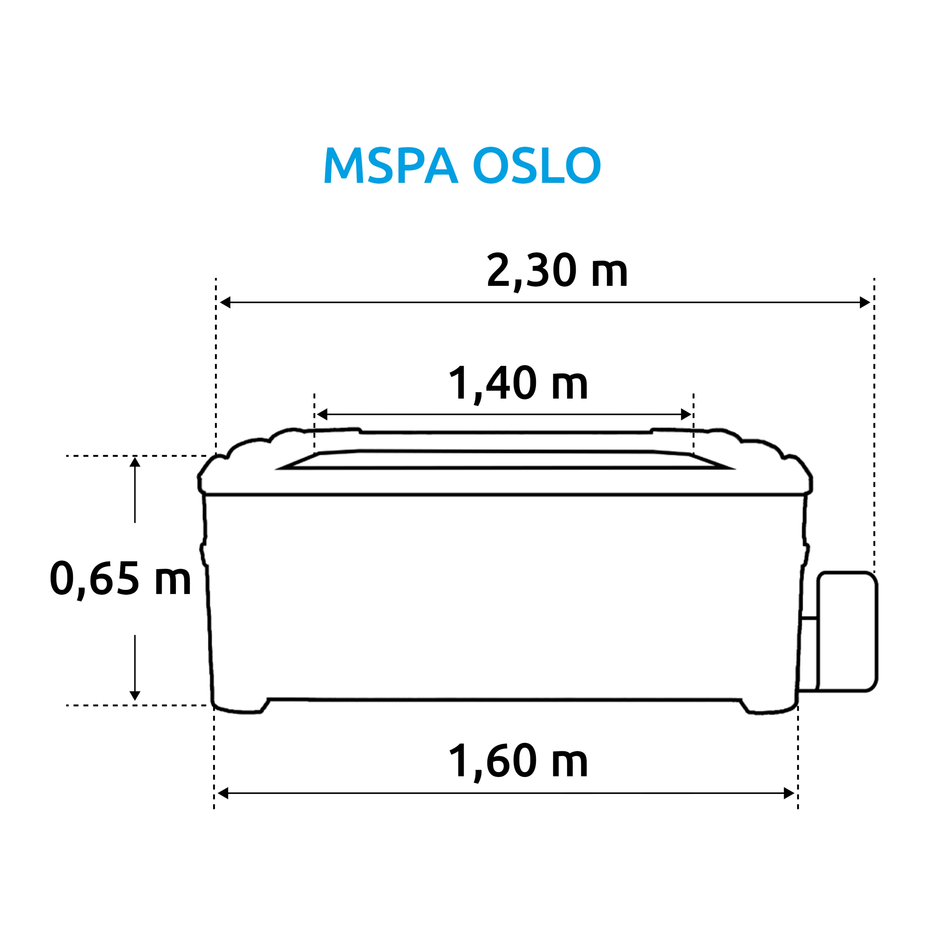 Mspa | Vířivý bazén MSPA OSLO | 11400269 Obrázek