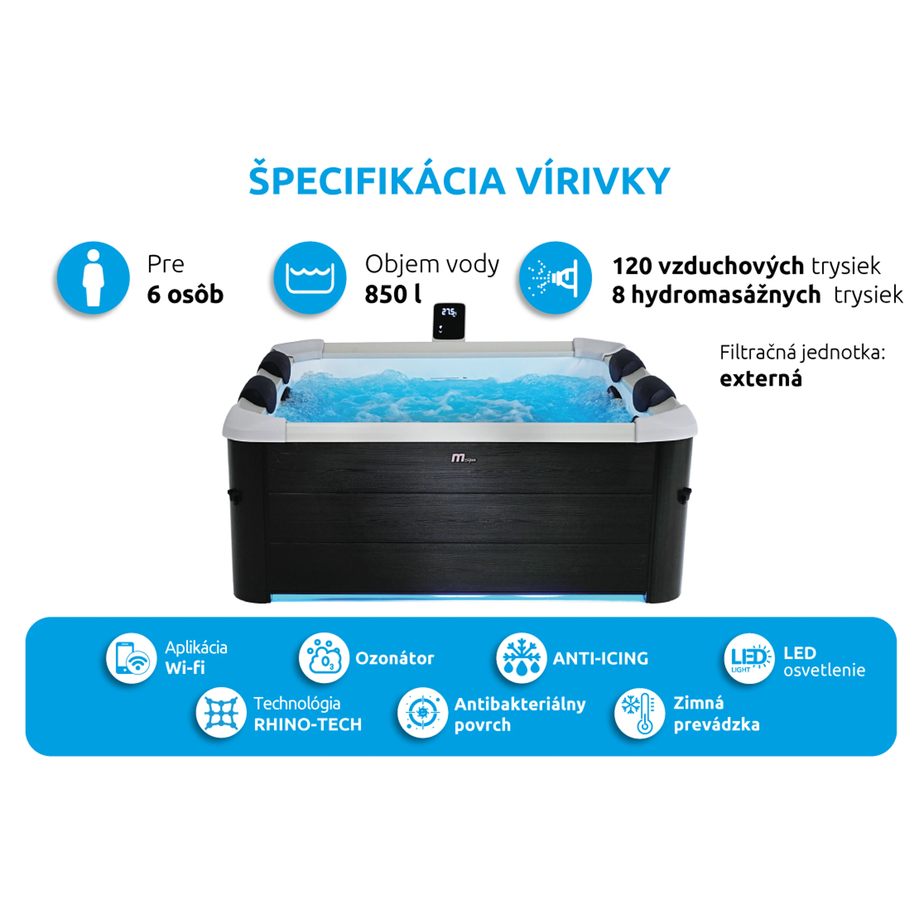 Mspa | Vířivý bazén MSPA OSLO | 11400269 Obrázek