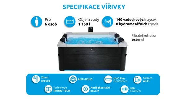 Vířivý bazén MSPA Oslo Plus F-OS063WP