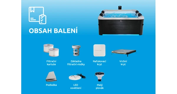 Vířivý bazén MSPA Oslo Plus F-OS063WP (zánovní)