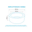 Vířivý bazén MSPA Ottoman C-OM062