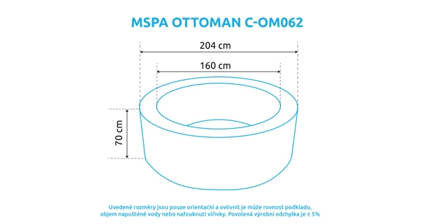 Vířivý bazén MSPA Ottoman C-OM062