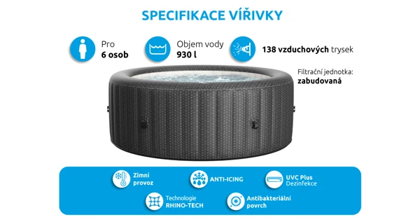 Vířivý bazén MSPA Ottoman C-OM062