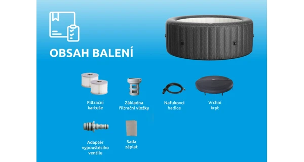 Vířivý bazén MSPA Ottoman C-OM062 (poškozený obal)