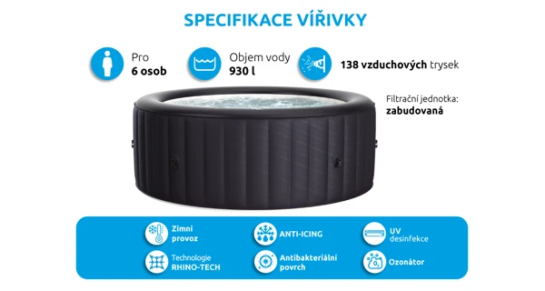 Vířivý bazén MSPA Rimba U-RB062