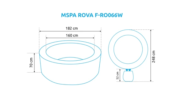 Vířivý bazén MSPA Rova F-RO066W